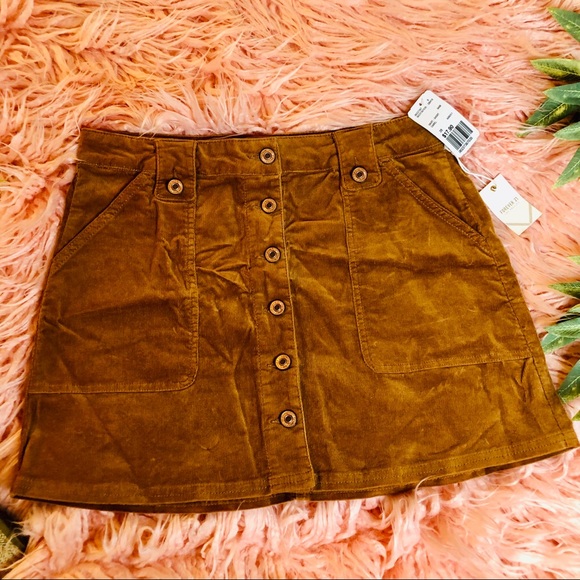 🎉 HP 🎉 NWT Camel color Corduroy Skirt 🐪✨ - Picture 4 of 10